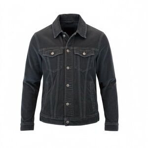 Abercrombie & Fitch Dark Gray Denim Jacket FREE SHIPPING!